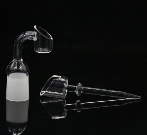 18mm Female Quartz Banger Set 100% Authentic - USA SELLER - Glass Nail Carb Cap