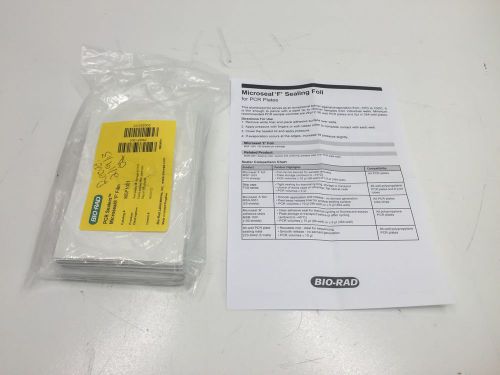 Bio-Rad PCR Sealers Microseal &#034;F&#034; Film MSF1001  Self Adhesive