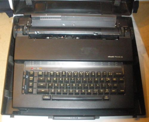 Olivetti Electric Typewriter- Praxis 35 with HardShell carry case