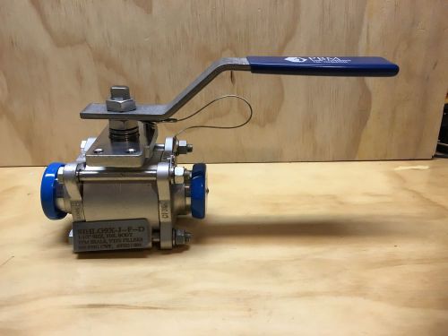 PBM 1.5 Inch Ball Valve 316L body Stainless New