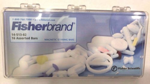 Assorted Fisherbrand Octagonal Magnetic Stir Bar Kit Set of 16