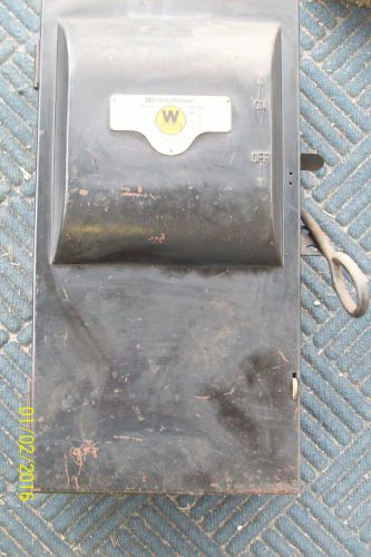 WESTINGHOUSE DF323 FUSIBLE SAFETY SWITCH DISCONNECT 100 AMP 230 VOLT VINTAGE