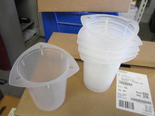 Set of 6 Tri-Corner Beaker, Graduated, 800ml Capacity Free Shipping New