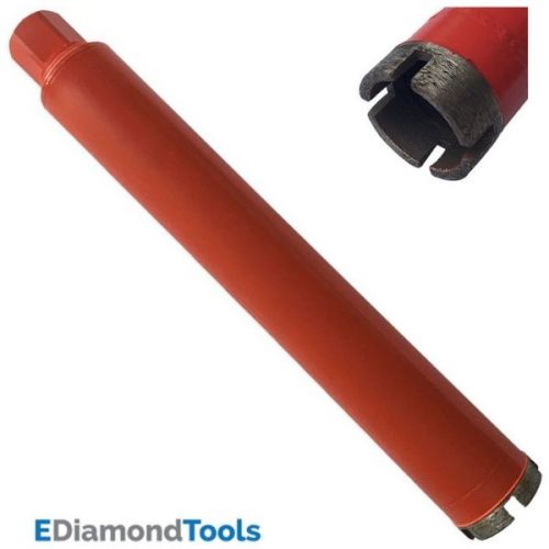 2-1/2&#034; Wet Diamond Core Drill Bits for Concrete Granite Coring 1-1/4”-7 Arbor