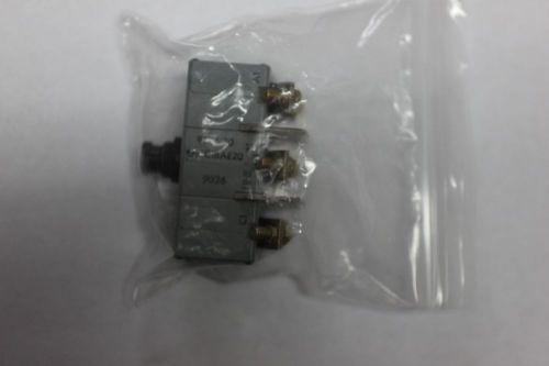 Klixon 9TC6-20 Circuit Breaker 20A Airplane Aviation Aircraft  BACC18AE20 NEW