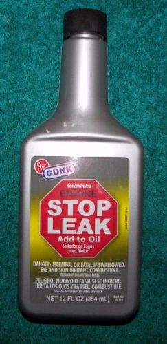 NEWMotor Medic by Gunk M2112 Concentrated Engine Oil Stop Leak--12oz NIB*