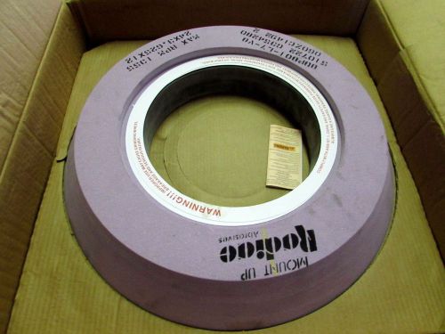 MOUNT UP RADIAC ABRASIVES 8BP801-L7-V8 GRINDING WHEEL 24&#034; X 24&#034; X 3.625&#034; *NIB*