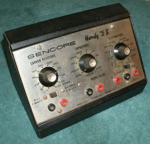 Sencor Handy 53 Capacitor-Electrolytic &amp; Carbon Resistor Tester Model RC145