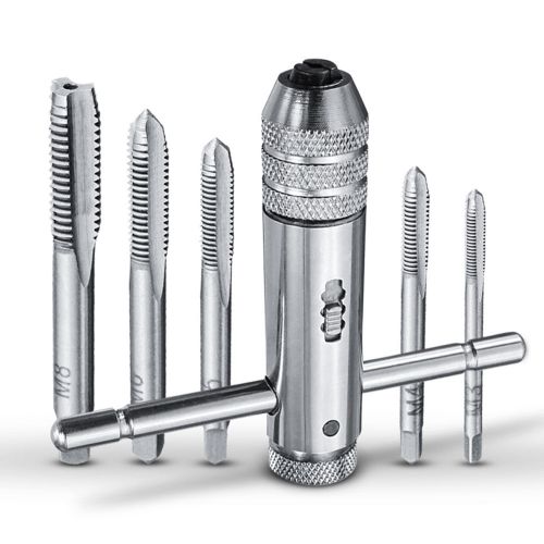 T-handle ratchet tap wrench machinist tool reversion 3-8mm 7/64 - 5/16&#039;&#039; kits 0c for sale