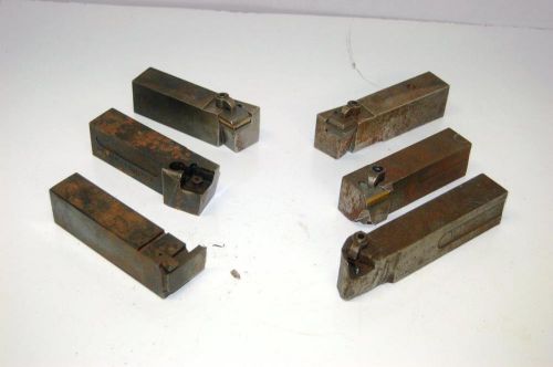 LOT OF 6 LATHE TOOL HOLDERS