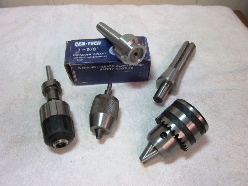 Lathe, mill, machinist jt33 1-13mm drill chuck plus others lot8 for sale