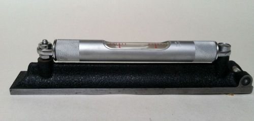 Starrett precicsion level no. 98 8&#034; dual vial millwright machinist tool copy for sale