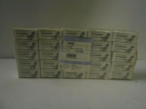 NOS BURNDY HYCRIMP COMPRESSION TAP 1/0-2/OR, 6-3T, AL H TAP YHD200 (LOT OF 25)