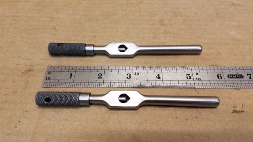 Starrett 91A Tap Wrench, 1/16&#034; - 1/4&#034; Tap Size,  6&#034; Body Length