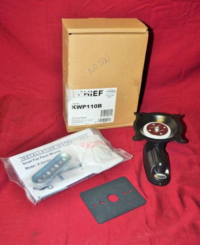 New chief kwp110b pivot/ tilt flat panel wall mount/ mounting kit   &amp;e for sale