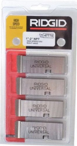 Ridgid 1&#034; - 2&#034; NPT Right Hand Universal Steel Alloy Dies 47770