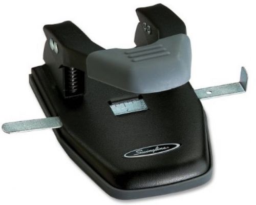 Swingline Comfort Handle 2-Hole Punch, 50% Easier, 1/4 Hole Size, 28 Sheets