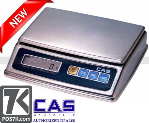 Cas pwii-10 portion control scale 10 lb capacity lb, oz, g convertible pw, pw2 for sale