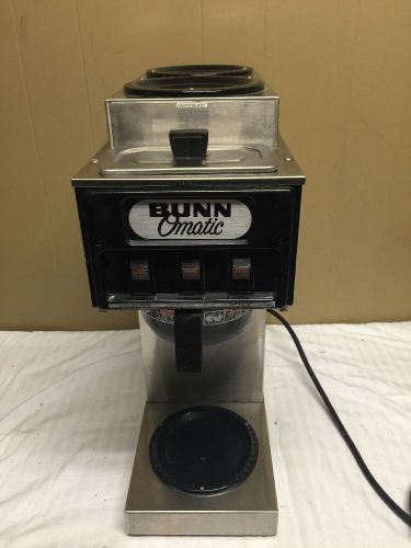 Bunn-Omatic commercial coffee maker Model S 3 warmers Great Condition