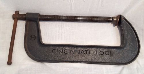 Cincinnati hargrave 540-10 10&#034; heavy duty c-clamp circle h barely used~excellent for sale