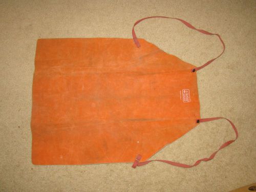 Anchor Brand leather bib apron welding blacksmith