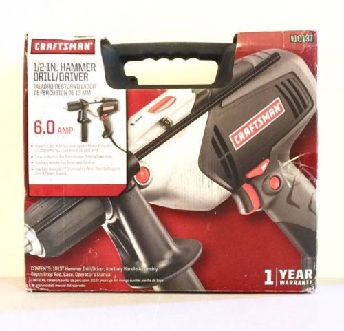 Craftsman 6 Amp 1/2 inch Corded Hammer Drill Concrete Masonry