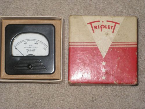 TRIPLET MODEL 227-T  0-150 Ma  DC AMPERE CURRENT Meter