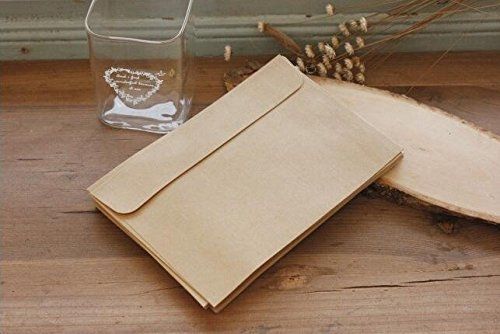 SLoffice 100 Pack Envelopes-A6 Envelopes (6.3&#034; x 4.3&#034;)-Kraft Paper