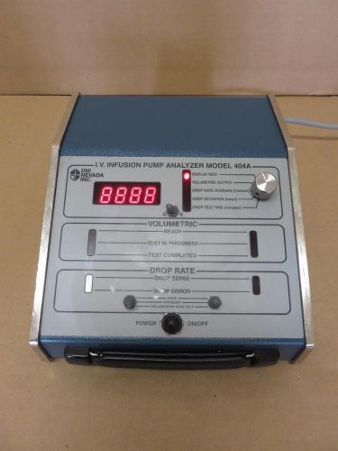 Neurodyne dempsey 404a i.v. infusion pump analyzer for sale