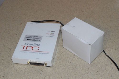 EBERLINE TPC TRANSPORT PROTOCOL CONVERTER W/ POWER SUPPLY-LANTRONIX MSS1-T (DD)