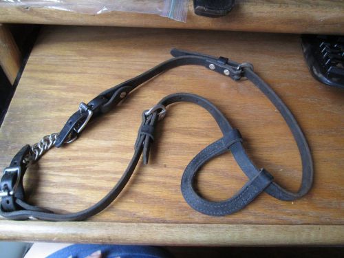 Weaver Black Leather Halter Harness  GUC