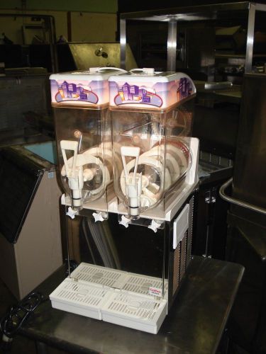 Crathco granita countertop dual frozen drink, slush, beverage dispenser for sale