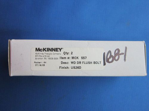 MCKINNEY HARDWARE FLUSH DOOR BOLT - NIB NOS