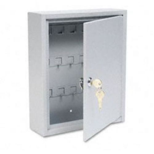 Buddy Products 0128-32 Key Cabinet, 28 Hooks, Steel, 3 x 12 x 10-Inches,