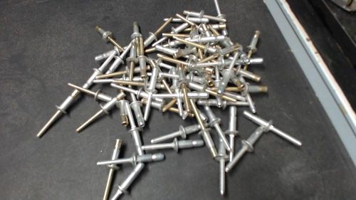 Lot Of 79  1/4&#034; Steel MonoBolt Rivets NEW Spartan