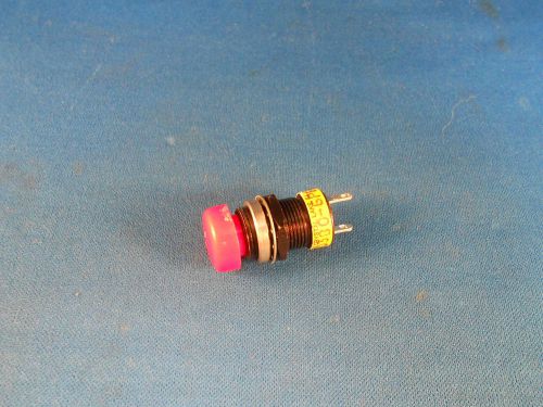 1430380-6P6TL RED LIGHT IND. BULB T1 3/4 2 SOLDER LUG NEW OLD STOCK