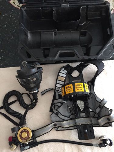 Msa ultralite ii airmask firefighter regulator ,harness box for sale