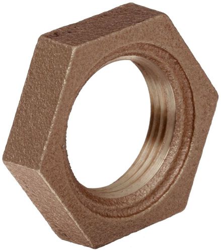 Brass Pipe Fitting Class 125 Locknut 1/4&#034; NPT Female