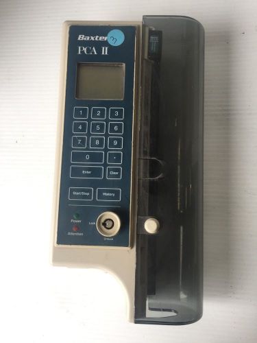 Baxter healthcare pca ii medical syringe infusion pump for sale