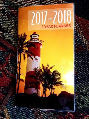 2017-2018 Lighthouse Planner Purse Pocket Calendar