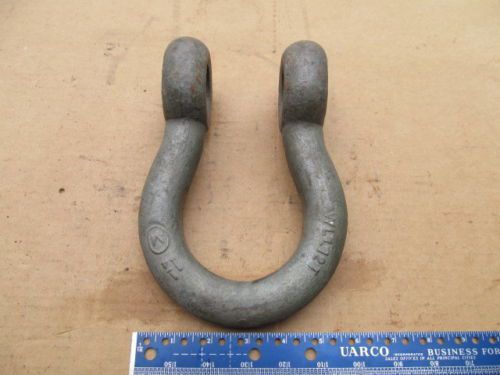 WLL12T Shackle-1.25&#034; Diameter-Thru Bolt Style-No Bolt