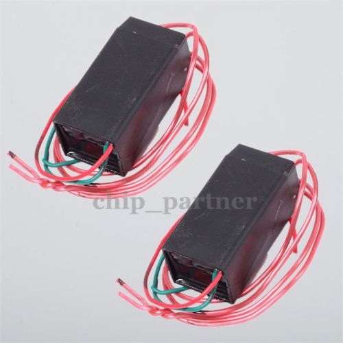 2x Super Arc 6V-12V Inverter Pulse High-Voltage Generator Ignition Coil 80KV 2cm