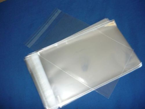 200 8x10  SELF SEAL FLAP TAPE CLEAR POLY BAGS POLYPROPYLENE OPP BAGS 1.5 MIL