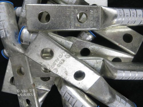 Blackburn - #66 white - 4/0 2 hole long barrel compression lug # atl-402 **new** for sale