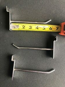 Slat wall hooks 6&#034; used - box of 100 - Free Shipping