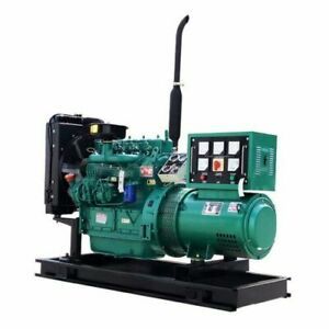 Diesel Generator For Home Quiet Standby Military 24KW Engine Brush alternator/