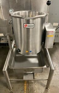 Legion TEH-5F 5 Gallon Tilting Electric Kettle SINGLE PHASE Groen NICE UNIT!