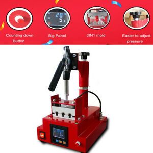 110V Three-station Ballpoint Heat Transfer Machine 3IN1 Pen Heat Press Machine