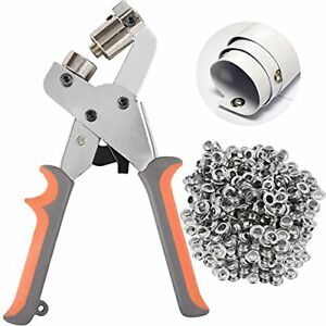 BIZOEPRO Grommet Tool Kit Grommets Press Grommet Pliers Punch Kits Handheld E...