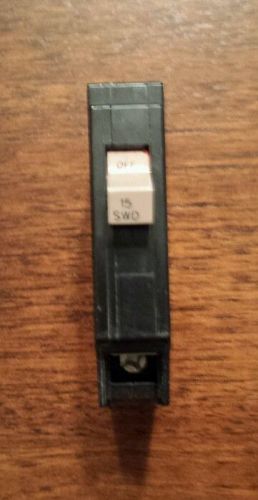 New 15 Amp Eaton Cutler Hammer 1 pole circuit breaker ch115